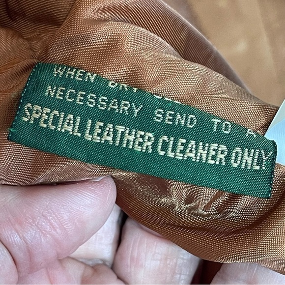 ORVIS Cognac Suede Leather Sportsman Munitions Snap Front Outdoors Vest  Medium - Picture 8 of 13